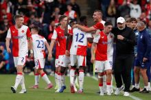 Dukla - Slavia 0:2. Sešívaní si došli k poklidné výhře, Dukla se dál topí u dna