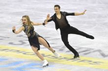 Oba české páry se na krasobruslařském MS v Praze dostaly do volných tanců