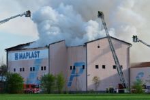 Předběžná škoda u požáru skladu plastů v Brně-Přízřenicích je 50 milionů