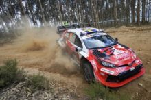 Zahajovací etapu Portugalské rallye ovládl Solberg, vede o tři sekundy