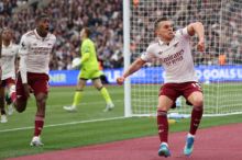 Arsenal zvítězil na hřišti West Hamu, londýnské derby rozhodl Trossard