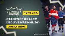 Mistrovství světa se přesouvá i na virtuální led. Startují Fortuna Grunex Games v NHL 26