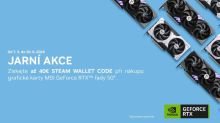 Získejte hru zdarma dle vlastního výběru k nové grafice GeForce RTX od MSI