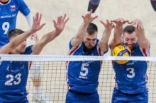 Volejbalisté porazili v EL Španělsko a udrželi šanci na semifinále