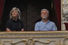 Prezident Pavel na karlovarském festivalu navštívil Ondříčkův film Šeptej