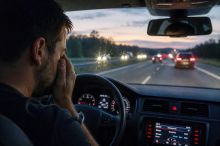 Mikrospánek za volantem: Nejvíc ohrožuje řidiče v létě, v noci a na dálnici