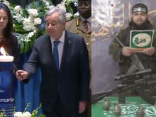 Baerbocková a Guterres uctili památku padlých pracovníků OSN. Včetně velitele teroristů z Hamásu
