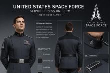 Hvězdná pěchota nebo inspirace u nacistů? Trump navrhnul uniformy pro vesmírné síly