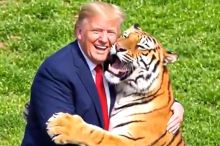 Trump parodoval smrt duševně nemocného muže, kterého zabil tygr