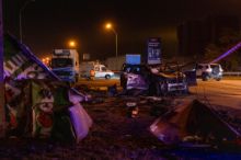 Kyjev čelil dalšímu nočnímu útoku Ruska, zasažen byl Jižní most